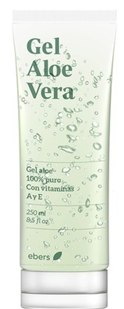 Żel do ciała Ebers Gel Aloe Vera Con Vitamina A y E 250 ml (8435045201068) - obraz 1