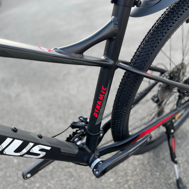 ВЕЛОСИПЕД CRONUS колеса 27.5" модель Dynamic Рама 19.5" черно-красный 2025 года - изображение 3