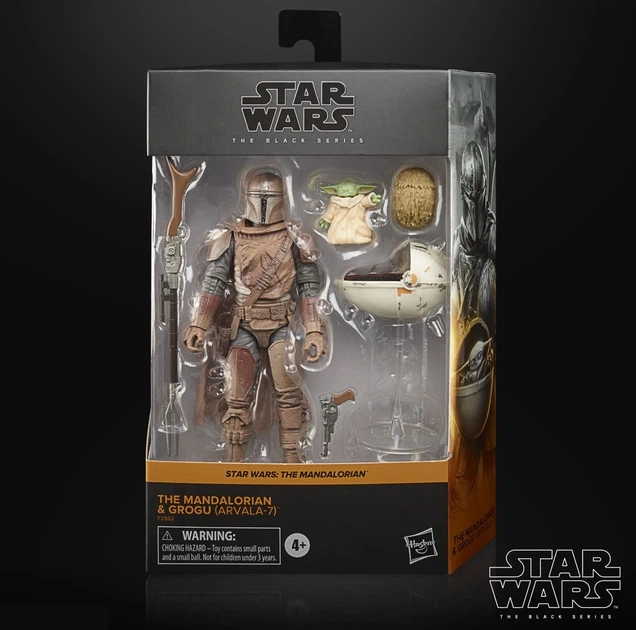 Фигурка Мандалорец и Грогу Арвала 7 Эксклюзив Star Wars The Black