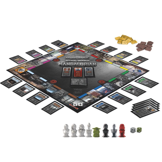 Монополія Зоряні Війни Мандалорец Monopoly Star Wars The Mandalorian Hasbro F1276 - зображення 3