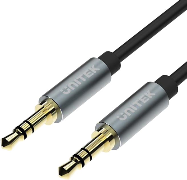 Kabel Unitek TWIST miniJack 3,5 mm 1,5 m Czarny (Y-C932ABK) - obraz 2