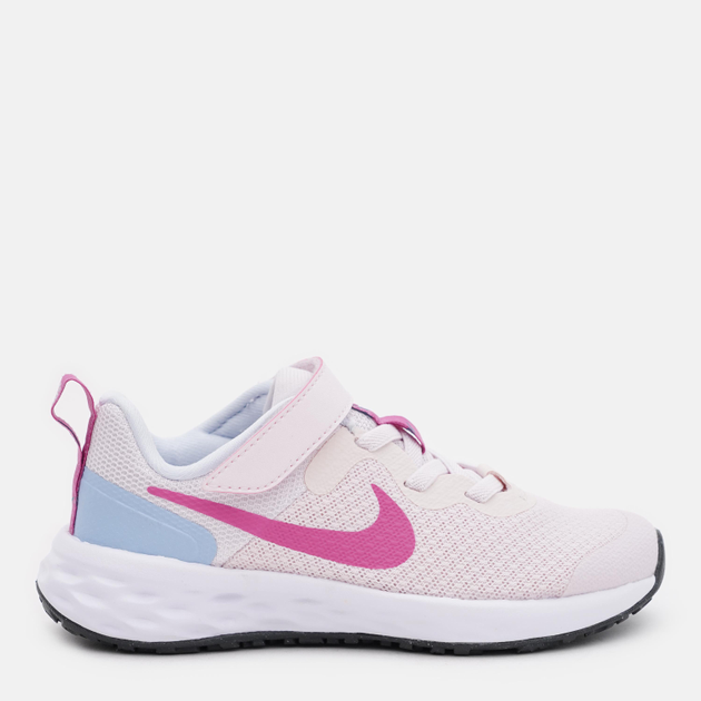Акция на Дитячі кросівки для дівчинки Nike Revolution 6 Nn (Psv) DD1095-600 29.5 (12C) Pearl Pink/Cosmic Fuchsia-Cobalt Bliss от Rozetka