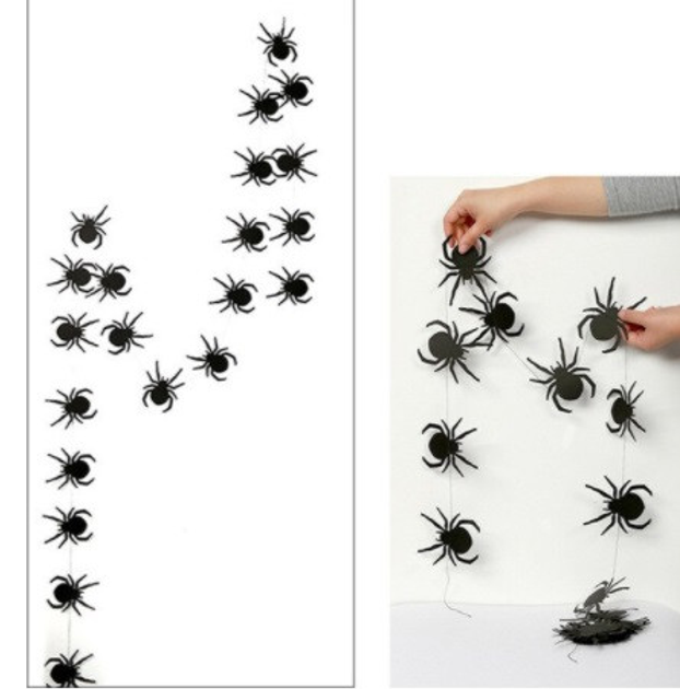 Паук и паутина из бумаги