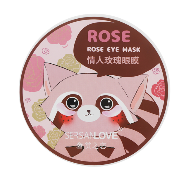 Гидрогелевые патчи для глаз SersanLove Rose Eye Mask, патчи под глаза с экстрактом цветков розы - изображение 2
