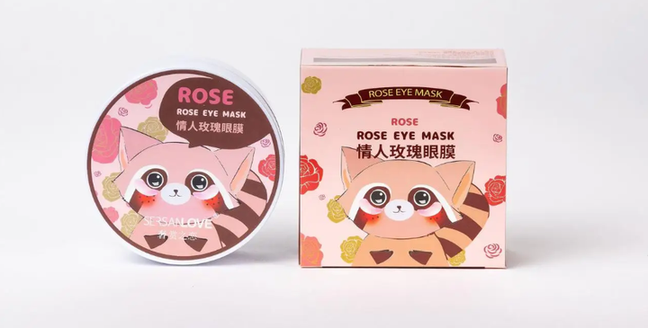 Гидрогелевые патчи для глаз SersanLove Rose Eye Mask, патчи под глаза с экстрактом цветков розы - изображение 5
