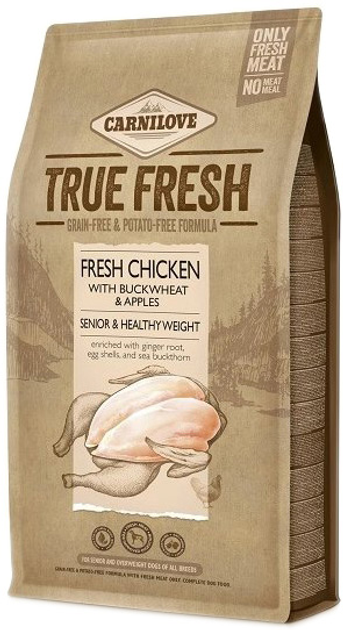 Сухий корм для літніх собак Carnilove True Fresh Dog Senior Chicken 11.4 кг (8595602556847) - зображення 1