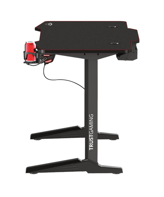 Компьютерный стол Trust GXT 1175 Imperius XL Gaming Desk, Black, 140 x 75 см, вся рабочая область стола покрыта ковриком для мыши, стальной каркас, высококачественная столешница, регулируемый упор для ног (23802) - Фото 2 Компьютерный стол Trust GXT 1175 Imperius XL Gaming Desk, Black, 140 x 75 см, вся рабочая область стола покрыта ковриком для мыши, стальной каркас, высококачественная столешница, регулируемый упор для ног (23802) - изображение 2