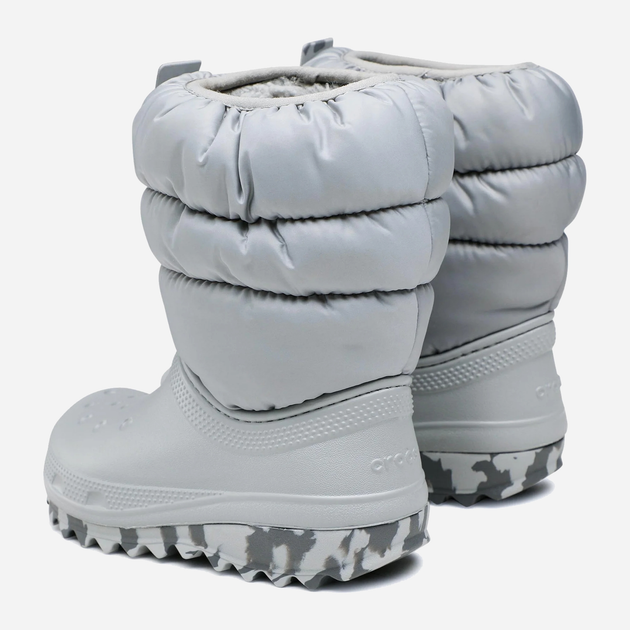 Śniegowce chłopięce ocieplane Crocs CR207684 J3 34/35 Szare (196265139842) - obraz 2
