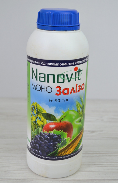 Микроудобрение Нановит Моно Железо 1л Агровит Груп – фото, отзывы ...