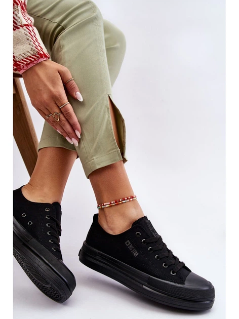 Trampki damskie na platformie Big Star LL274967 39 Czarne (5900714646257) - obraz 4