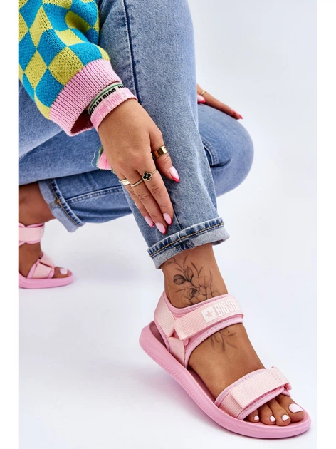 Жіночі сандалі Big Star LL274729 36 Рожеві (5900714611934) - зображення 3
