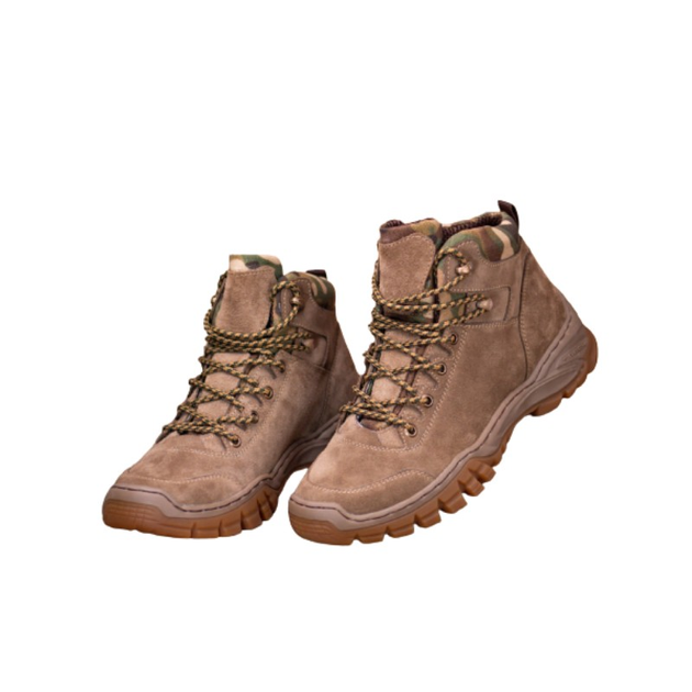 Тактические летние ботинки (цвет койот), обувь для ВСУ, тактическая обувь, размер 42 (105002-42) - изображение 1