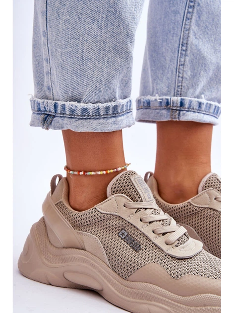 Sneakersy damskie Big Star LL274A066 38 Beżowe (5900714634384) - obraz 7