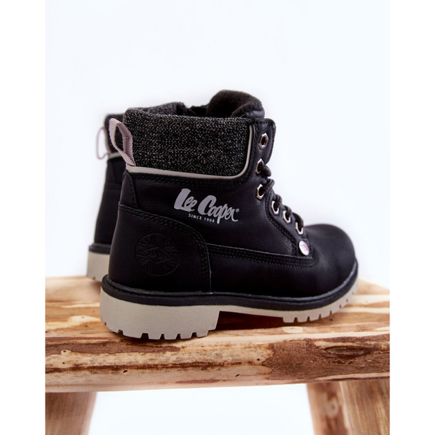 Trzewiki chłopięce Lee Cooper LCJ-22-01-1491 32 Czarne (5904292119905) - obraz 4