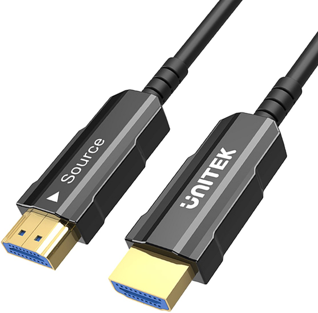 Kabel Unitek HDMI 2.0 AOC 4K 60 Hz 20 m (C11072BK-20M) - obraz 1