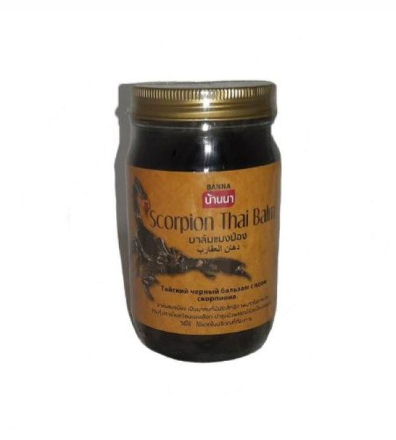Черный лечебный бальзам Banna с ядом Скорпиона 200г - изображение 1