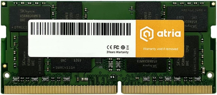 ATRIA 8 GB SO-DIMM DDR4 3200 MHz (UAT43200CL22SK1/8)