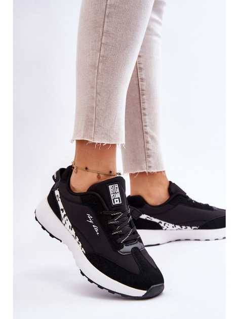 Buty sportowe damskie na platformie do kostki Big Star LL274956 39 Czarne (5900714646134) - obraz 3