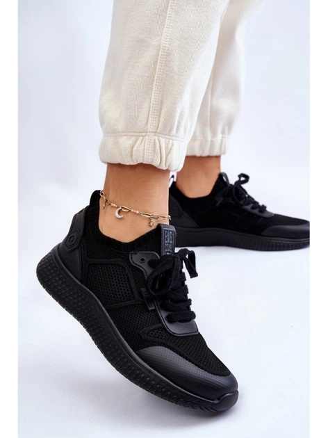 Жіночі кросівки Big Star LL274414 37 Чорні (5900714608934) - зображення 4