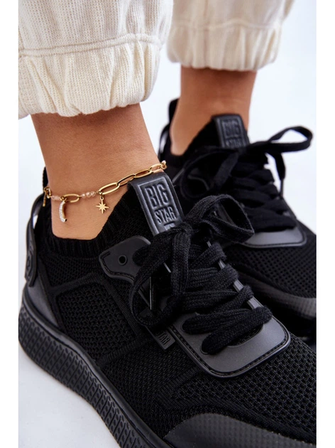 Жіночі кросівки Big Star LL274414 37 Чорні (5900714608934) - зображення 7
