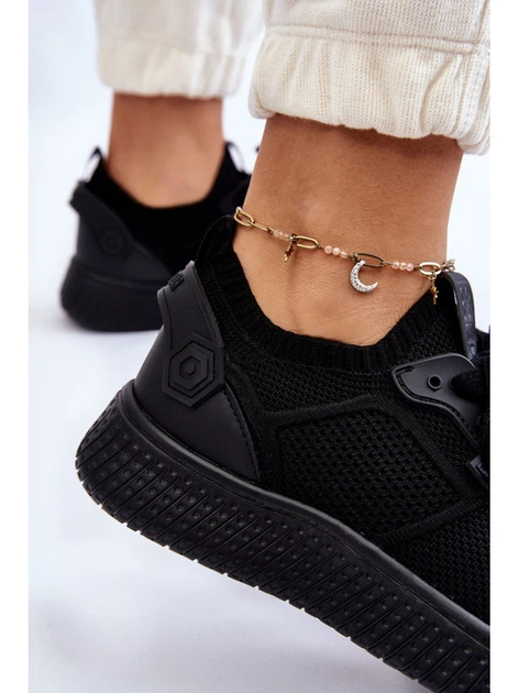 Жіночі кросівки Big Star LL274414 37 Чорні (5900714608934) - зображення 8