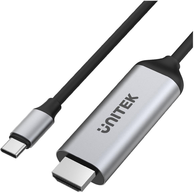 Kabel Unitek USB-C do HDMI 4K 60Hz, 1.8 m (V1423A) - obraz 1
