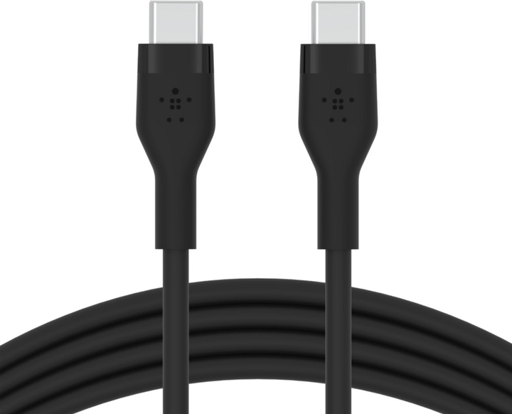 Кабель Belkin USB-C - USB-C 2.0 Silicone 3 м Black (CAB009BT3MBK) - зображення 1