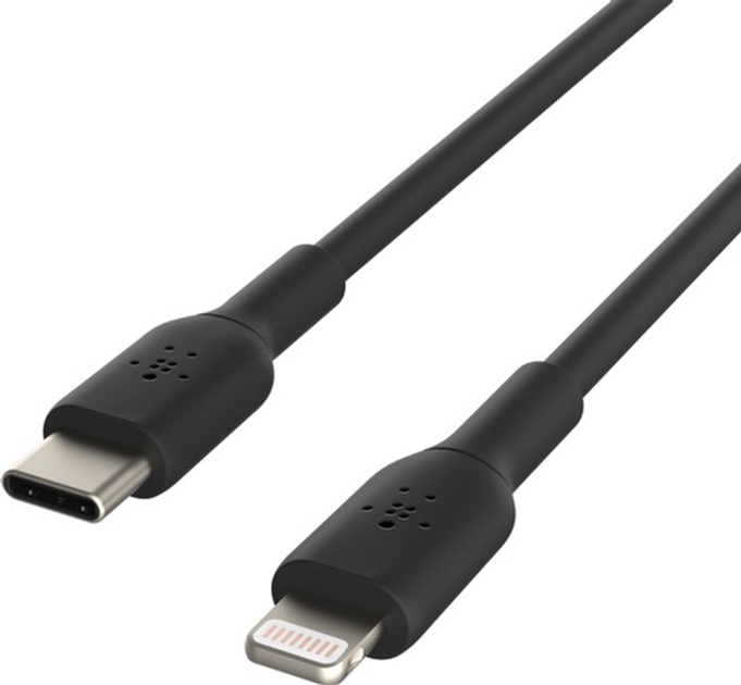 Kabel Belkin Boost Charge LTG - USB-C 2 m Czarny (CAA003BT2MBK) - obraz 1