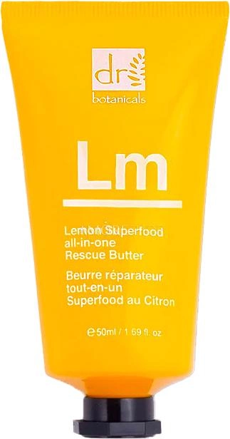 Uniwersalny krem-olejek leczniczy Dr. Botanicals Lemon Superfood All-In-One Rescue Butter 50 ml (5060881922551) - obraz 1