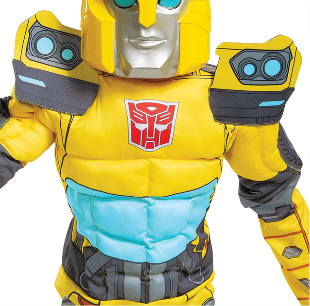 Костюм Трансформер Бамблби 4-6 лет с маской Transformers Bumble Costume 104929L - изображение 7