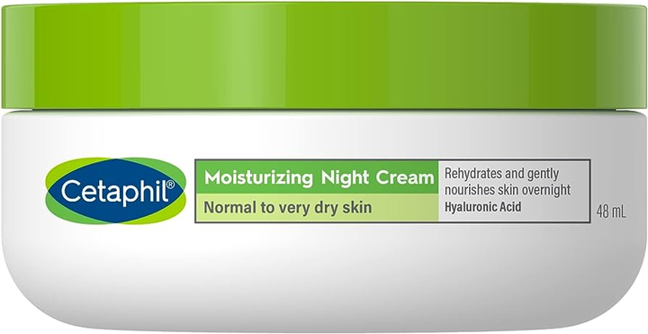 Крем для обличчя Cetaphil Facial Moisturizing Night Cream Normal Dry Skin 48 мл (3499320009737) - зображення 1