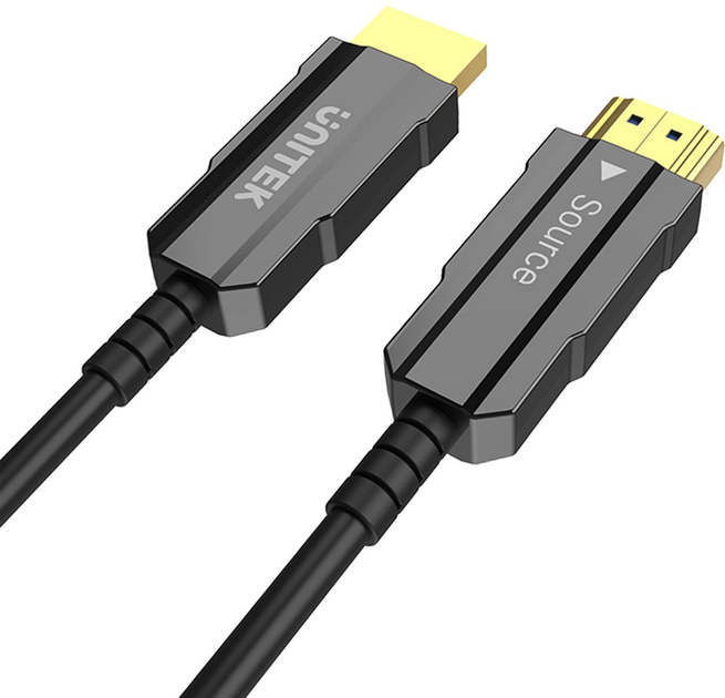 Кабель Unitek HDMI - HDMI 2.0 AOC 4K 60 Гц 40 м (C11072BK-40M) - зображення 2