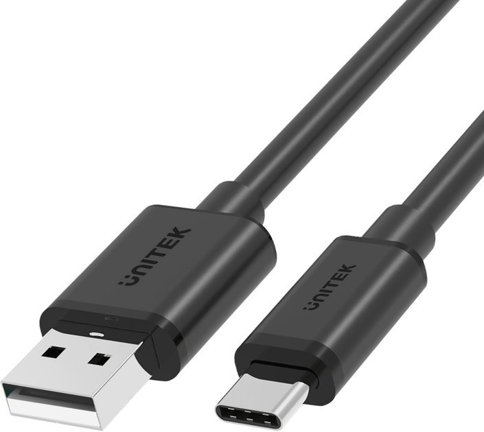 Кабель Unitek USB-A 2.0 - USB-C 3m C14069BK - зображення 1