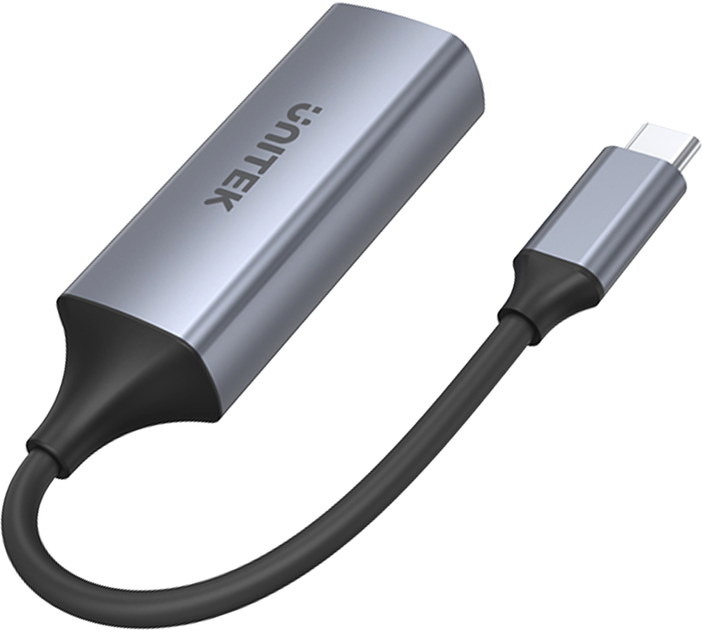 Adapter Unitek USB-C 3.1 Gen 1 - RJ45 1000 Mb/s (4894160042774) - obraz 2