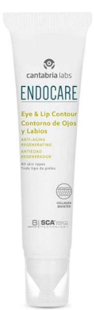 Krem do skóry wokół oczu Cantabria Labs Endocare Lip and Eye Contour 15 ml (8470003987509) - obraz 1