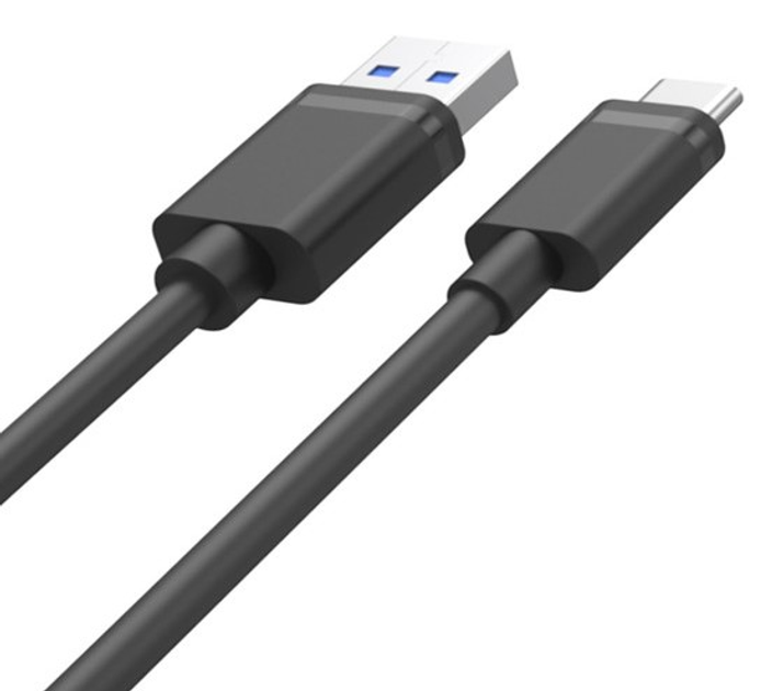Kabel Unitek Y-C490BK USB 3.1 Typ-A - Typ-C M-M 0.25 m (4894160018342) - obraz 2