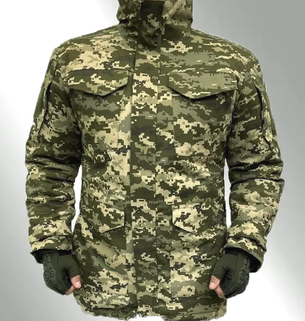 Бушлат Тактическая куртка BTL-G Rip Stop Пиксель 46 - изображение 1