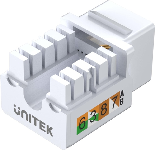 Port modułu Keystone Unitek RJ-45 (8P8C) Cat 6 UTP (4894160036971) - obraz 1