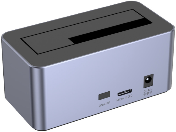 Stacja dokująca Unitek do 2,5"/3,5" HDD/SSD srebrna (4894160047564) - obraz 2