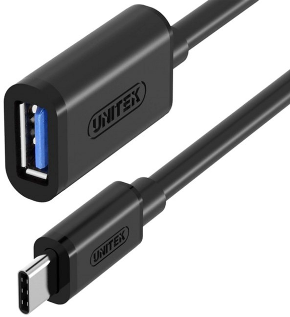 Przedłużacz Unitek Y-C476BK USB-C - USB 0.2 m Czarny (Y-C476BK) - obraz 2