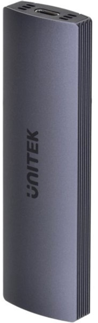 Przenośna obudowa Unitek S1230A do SSD SATA M.2 - USB-C Silver (4894160048493) - obraz 1
