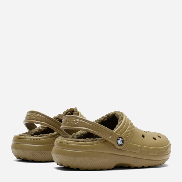 Chodaki damskie ocieplane Crocs Classic Lined Clog 203591-ALOE M6/W8 38-39 24 cm Aloe (196265161225) - obraz 4