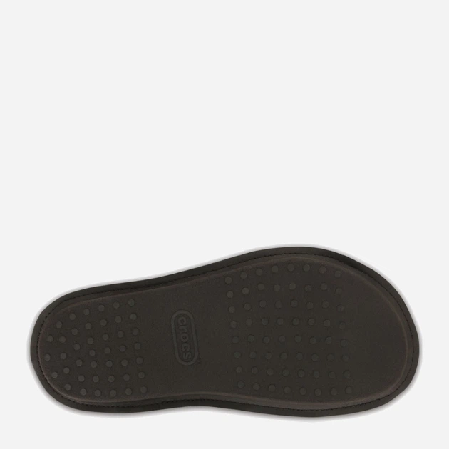 Kapcie domowe męskie Crocs Classic Slipper 203600-ESWT M13 48-49 31 cm Ciemnobrązowe (887350816532) - obraz 5