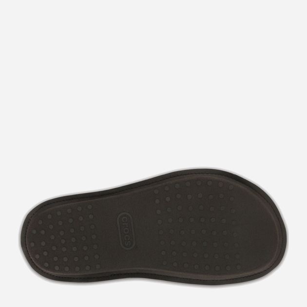 Kapcie domowe męskie Crocs Classic Slipper 203600-ESWT M7/W9 39-40 25 cm Ciemnobrązowe (887350816594) - obraz 5