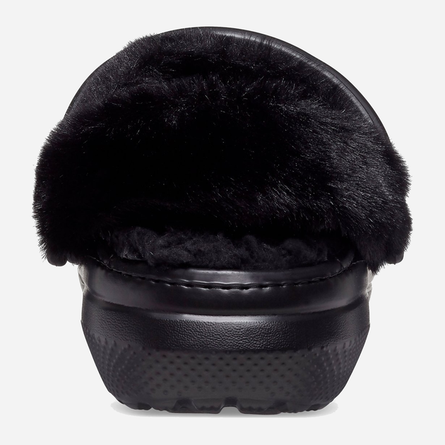 Жіночі крокси утеплені Crocs Classic Fur Sure 207303-BLK W6 36-37 22 см Чорні (191448821552) - зображення 3