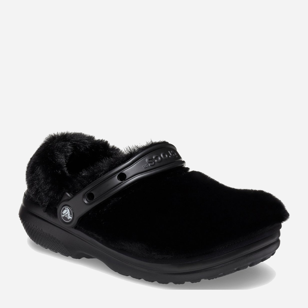 Жіночі крокси утеплені Crocs Classic Fur Sure 207303-BLK W8 38-39 24 см Blk (191448821576) - зображення 2