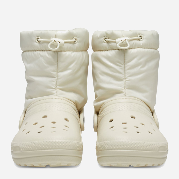 Жіночі дутики Crocs Classic Lined Neo Puff Boot 206630-BONE M4/W6 36-37 22 см Бежеві (196265163687) - зображення 4