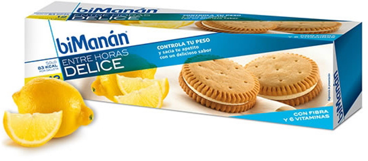 Дієтична добавка Bimanan Печиво зі смаком лимону 12 шт (8470001522894) - зображення 1