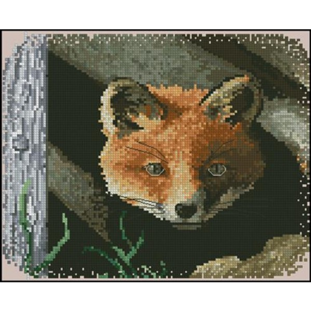 Схема вышивки «Лисы на охоте» (№2523720)