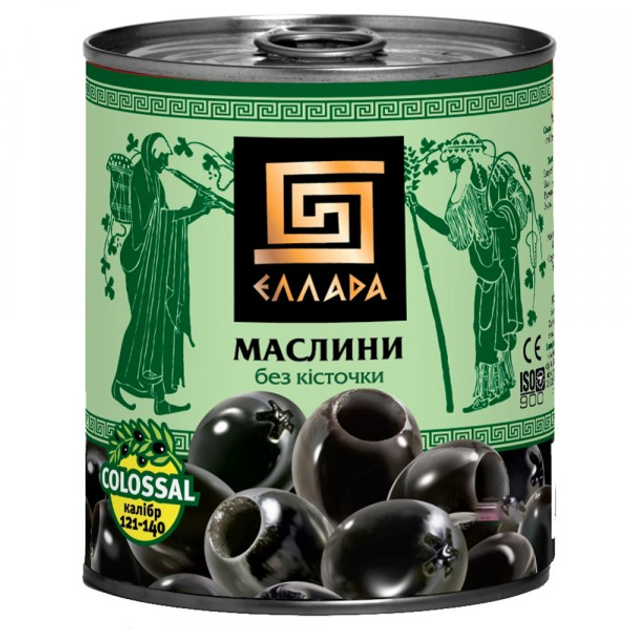 Маслины без косточки Ellada Colossal 3100 мл – ROZETKA | Купить Маслины ...